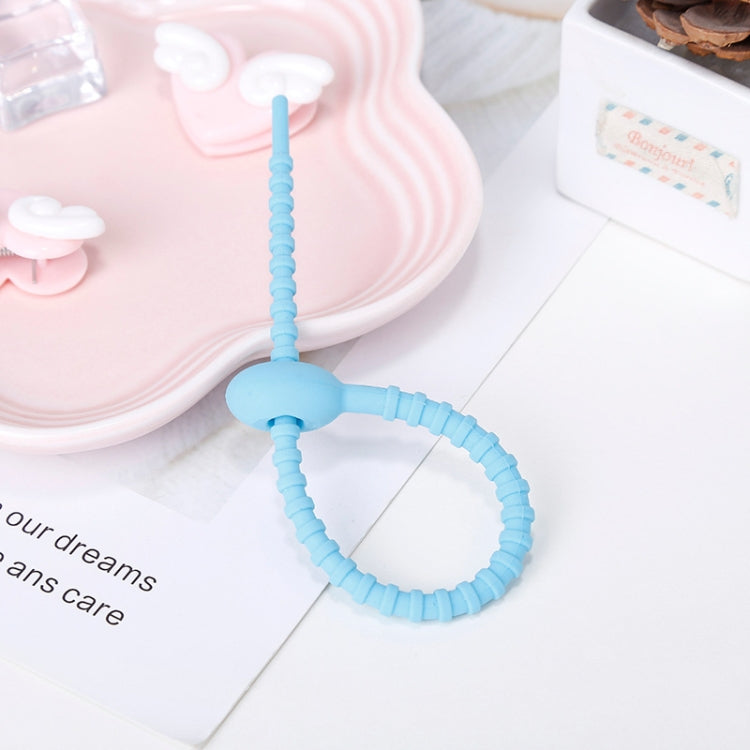 Cinturini in silicone per cavi dati 21 cm colorati