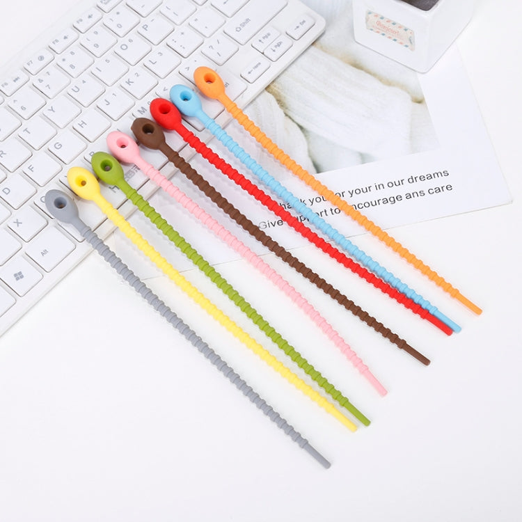 Cinturini in silicone per cavi dati 21 cm colorati