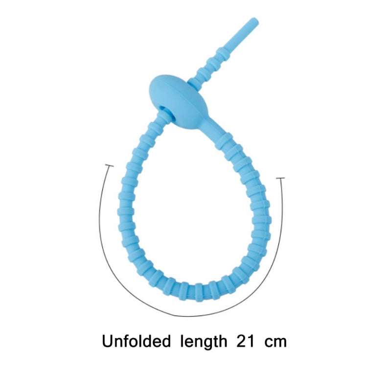 Cinturini in silicone per cavi dati 21 cm colorati