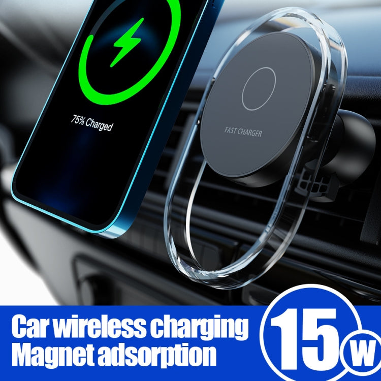 F9199 15W MagSafe Supporto magnetico per telefono per caricabatterie wireless per auto, F9199