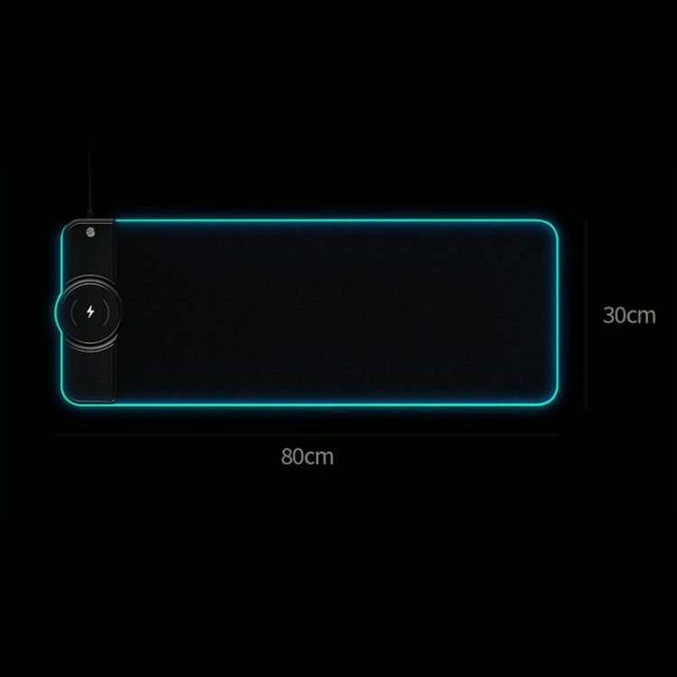 K9186 Mouse pad multifunzionale con illuminazione RGB e caricabatterie wireless