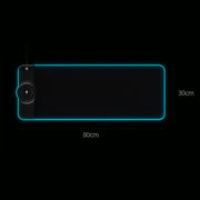 K9186 Mouse pad multifunzionale con illuminazione RGB e caricabatterie wireless