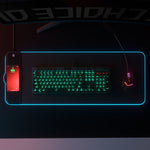 K9186 Mouse pad multifunzionale con illuminazione RGB e caricabatterie wireless