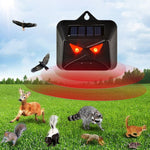 209A Repellente notturno per animali con flash solare ad alta frequenza, 209A  1pc