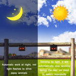 209A Repellente notturno per animali con flash solare ad alta frequenza, 209A  1pc