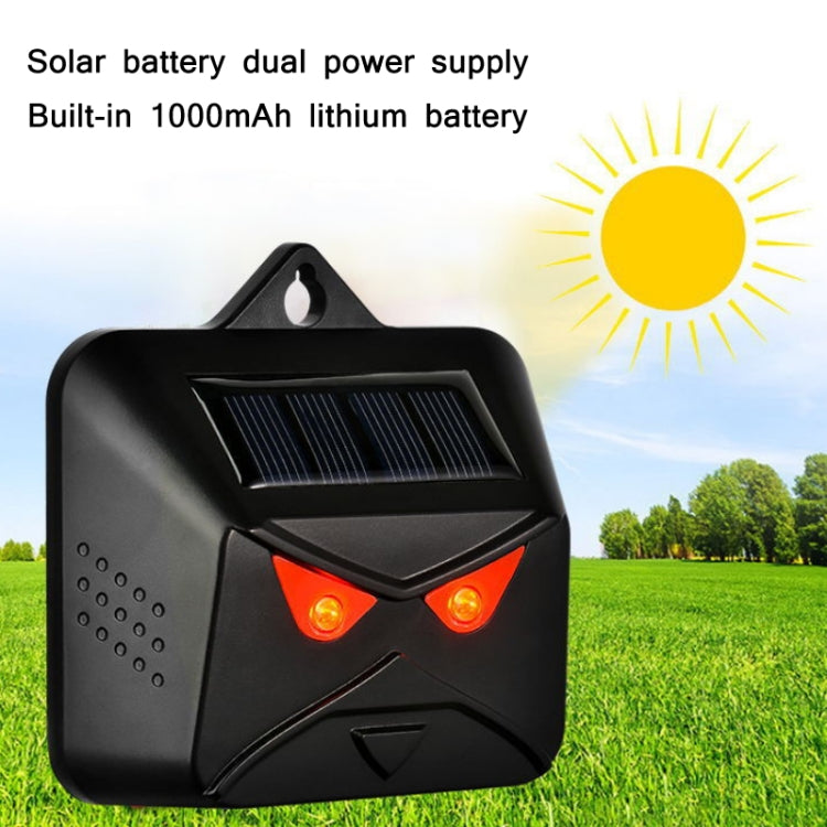 209A Repellente notturno per animali con flash solare ad alta frequenza, 209A  1pc