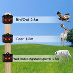 209A Repellente notturno per animali con flash solare ad alta frequenza, 209A  1pc