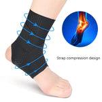 Tutore caviglia sportivo a compressione con antiscivolo M-L-XL