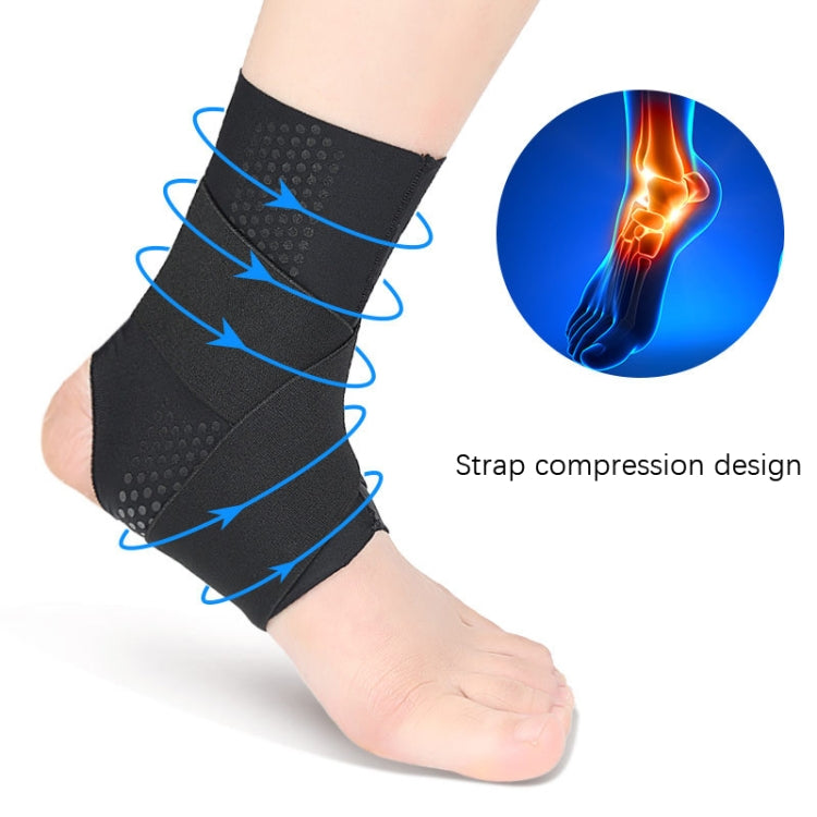 Tutore caviglia sportivo a compressione con antiscivolo M-L-XL