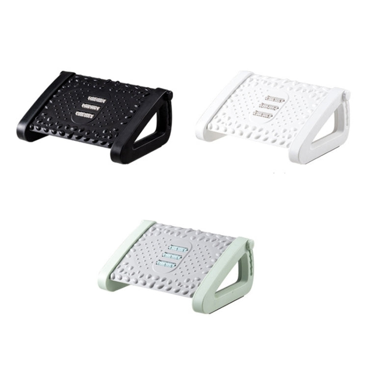 Office Computer Set Up Foot Sgabello Pedale per massaggio ai piedi, Black, White, Bean Color, Pink