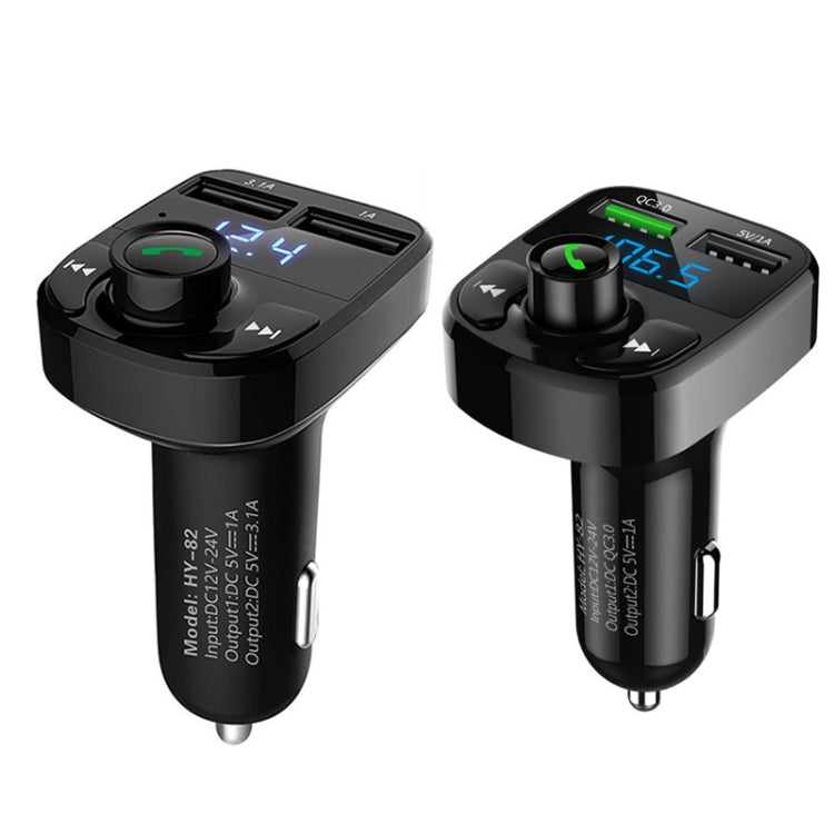 HY82 Car MP3 Ricevitore Bluetooth Caricabatteria da auto doppio USB, HY82 Regular Version, HY82 Fast Charge Version