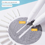 Deli 71107 Electric Eraser Art può sostituire il nucleo in gomma, Black Shell, White Shell