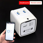 Controller irrigazione a goccia WiFi doppia pompa 15-20 piante