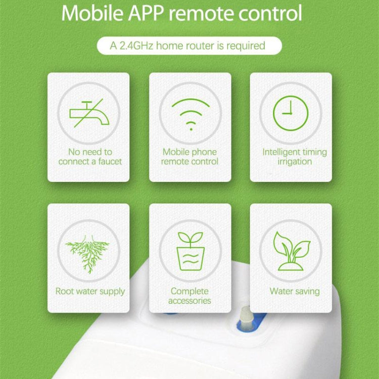 WD-01ADE Controller per irrigazione a goccia da giardinaggio WIFI, Double Pump 15 Pots, Double Pump 20 Pots