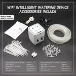 WD-01ADE Controller per irrigazione a goccia da giardinaggio WIFI, Double Pump 15 Pots, Double Pump 20 Pots