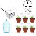 WD-01ADE Controller per irrigazione a goccia da giardinaggio WIFI, Double Pump 15 Pots, Double Pump 20 Pots