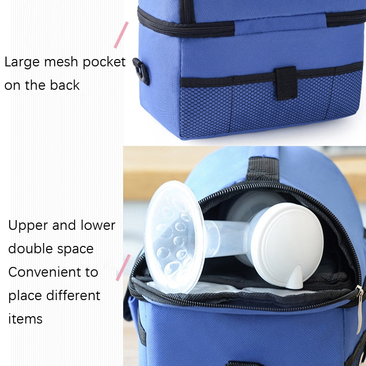 Borsa a doppio isolamento per latte materno Borsa fresca per bottiglia Borsa per mummia, Mummy Bag(Black), Mummy Bag(Royal Blue), Mummy Bag(Rose Red), Mummy Bag(Red), Mummy Bag(Wine Red), Mummy Bag(Orange), Mummy Bag(Sky Blue), Mummy Bag(Grey)