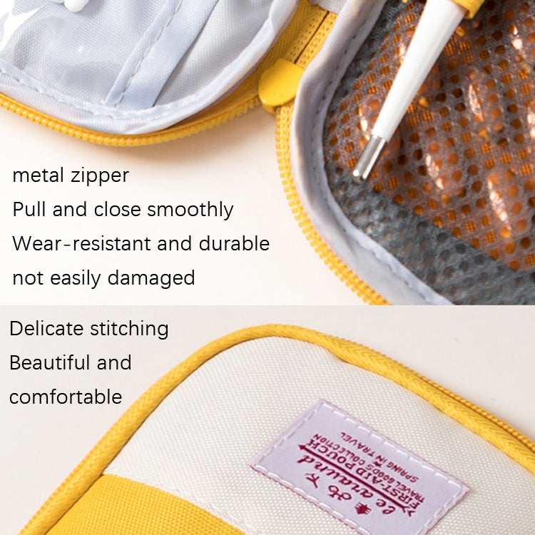 Borsa medica portatile da viaggio per la casa da 4 pezzi, Red Large, Blue Large, Red Small, Blue Small, Pink Large, Pink Small, Yellow Large, Yellow Small