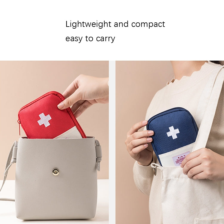 Borsa medica portatile da viaggio per la casa da 4 pezzi, Red Large, Blue Large, Red Small, Blue Small, Pink Large, Pink Small, Yellow Large, Yellow Small