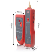 Wire Tracker Network Cable Detector RJ45 RJ11 Tester per linee telefoniche e cavi LAN, RJ45 RJ11 Tester