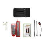 Wire Tracker Network Cable Detector RJ45 RJ11 Tester per linee telefoniche e cavi LAN, RJ45 RJ11 Tester