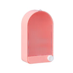 Portasapone con scarico a parete per bagno domestico da 2 pezzi con coperchio, White Gray, White Orange, Pink White, Green Gray
