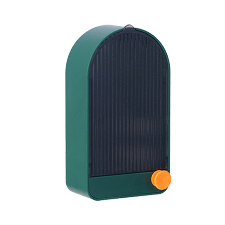 Portasapone con scarico a parete per bagno domestico da 2 pezzi con coperchio, White Gray, White Orange, Pink White, Green Gray