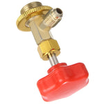 3 PCS R134a Aria Condizionata Refrigerante Interruttore Anti-Perdite, Red Metal Valve Bottle
