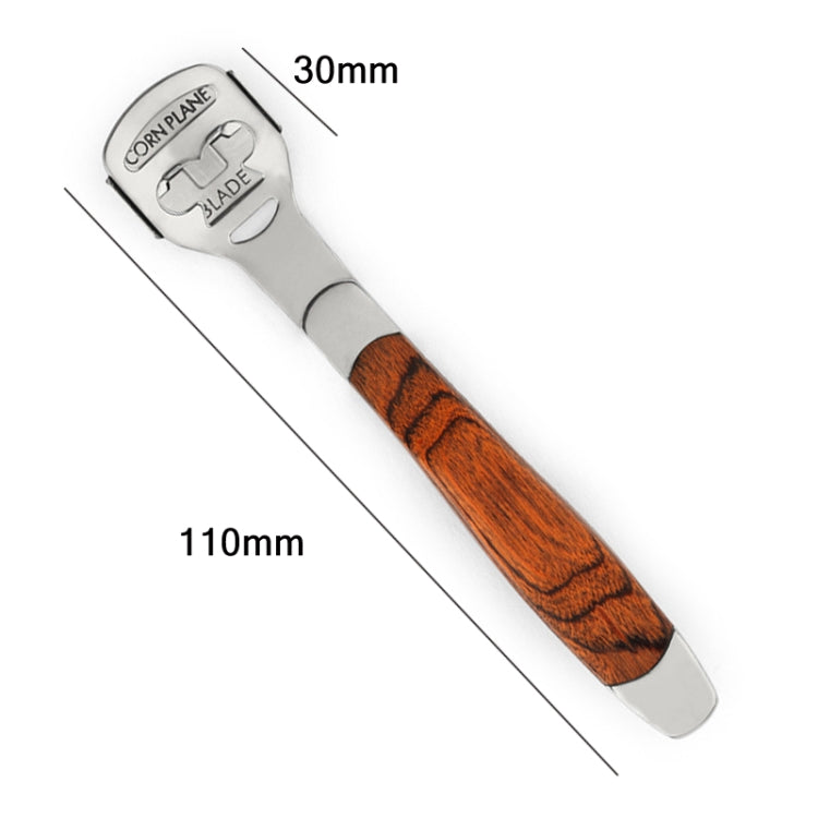 Coltello per pedicure per set di strumenti per calli della pelle morta, specifica:, Colorful Wooden Iron Box, Stainless Steel Iron Box