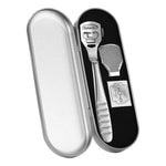 Coltello per pedicure per set di strumenti per calli della pelle morta, specifica:, Colorful Wooden Iron Box, Stainless Steel Iron Box