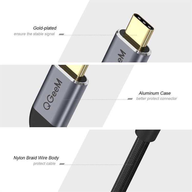 QGeem QG-UA01 Adattatore da USB tipo C a HDMI