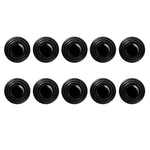 100 pezzi di ammortizzatore anticollisione per portiera dell'auto, Black Unmarked, Black With Sports Car Logo, Luminous Unmarked, Luminous With Sports Car Logo