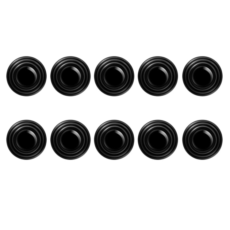 100 pezzi di ammortizzatore anticollisione per portiera dell'auto, Black Unmarked, Black With Sports Car Logo, Luminous Unmarked, Luminous With Sports Car Logo