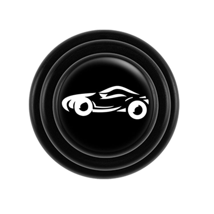 100 pezzi di ammortizzatore anticollisione per portiera dell'auto, Black Unmarked, Black With Sports Car Logo, Luminous Unmarked, Luminous With Sports Car Logo