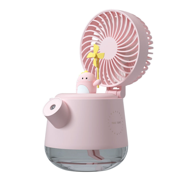 Ventilatore da tavolo USB con spray e luce notturna