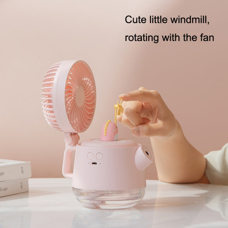Ventilatore da tavolo USB con spray e luce notturna