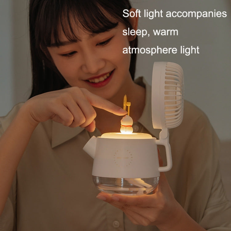 Ventilatore da tavolo USB con spray e luce notturna
