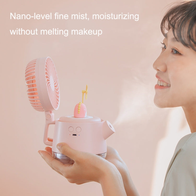 Ventilatore da tavolo USB con spray e luce notturna