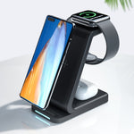 Caricatore wireless verticale 3 in 1 da 15W