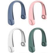 Ventilatore da collo appeso portatile esterno F2 USB, White, Pink, Blue, Green