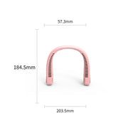Ventilatore da collo appeso portatile esterno F2 USB, White, Pink, Blue, Green
