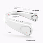 Ventilatore da collo portatile USB F2 colori assortiti
