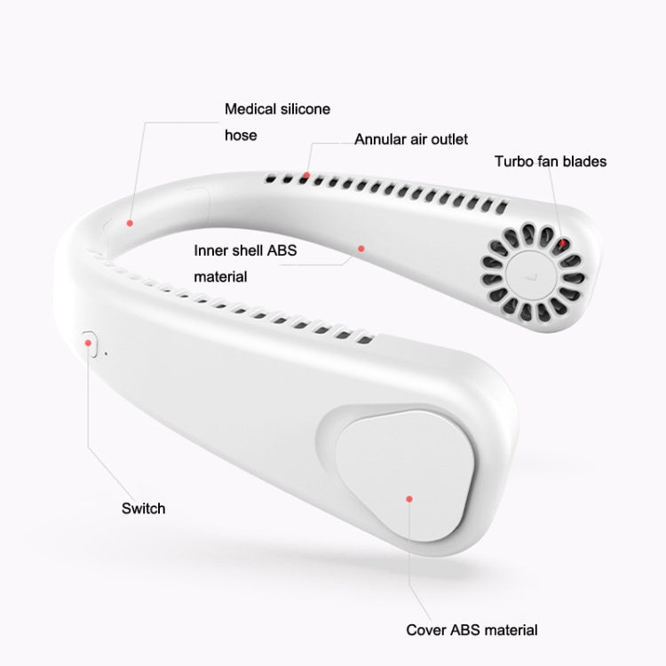 Ventilatore da collo portatile USB F2 colori assortiti