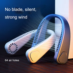 Ventilatore da collo portatile USB F2 colori assortiti