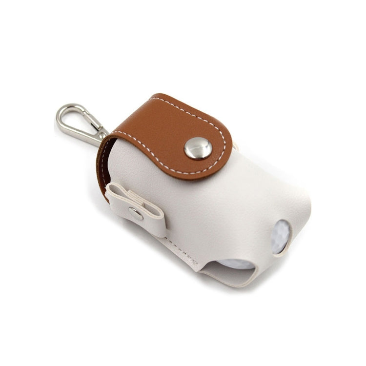 Borsa protettiva per mini golf portatile in pelle con impiombatura da 2 pezzi, Brown, Blue, Pink