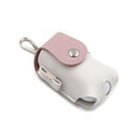 Borsa protettiva per mini golf portatile in pelle con impiombatura da 2 pezzi, Brown, Blue, Pink