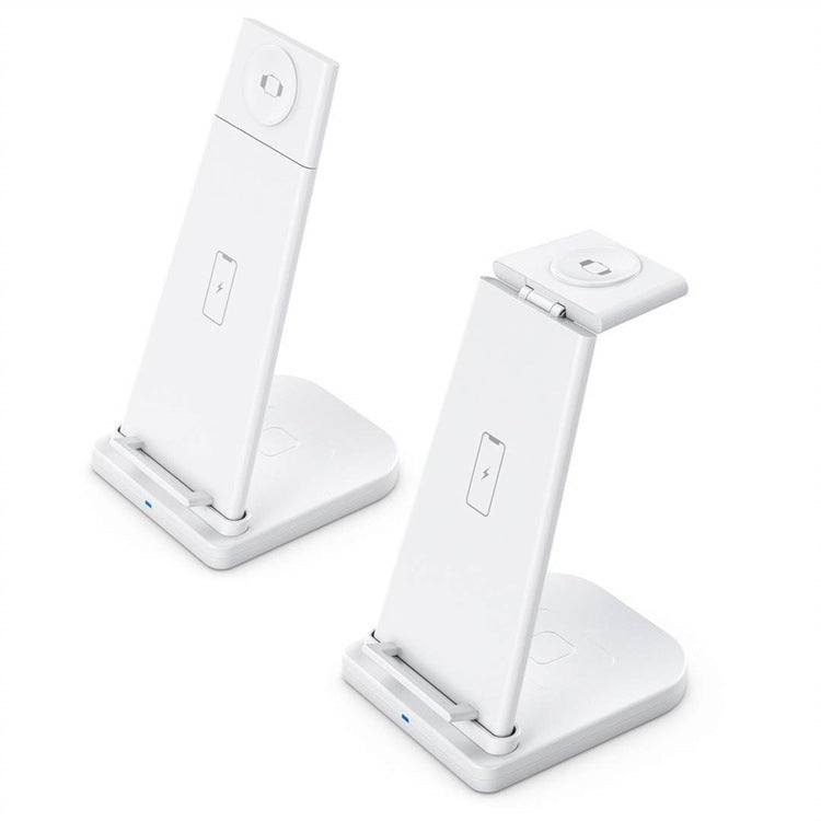 Caricabatterie wireless QGeeM 3 in 1 portatile 10W