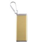 Portasigarette portatile portatile con posacenere sigillato coperchio, Gold, Silver, Black, Golden Engraved Flower, Silver Engraved Flower, Black Engraved Flower