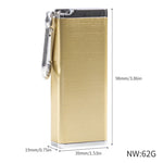 Portasigarette portatile portatile con posacenere sigillato coperchio, Gold, Silver, Black, Golden Engraved Flower, Silver Engraved Flower, Black Engraved Flower
