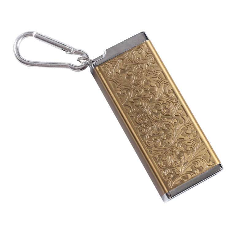 Portasigarette portatile portatile con posacenere sigillato coperchio, Gold, Silver, Black, Golden Engraved Flower, Silver Engraved Flower, Black Engraved Flower